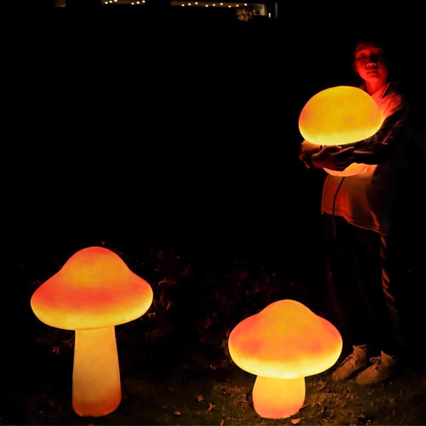 Granny Large Mushroom Garden Light