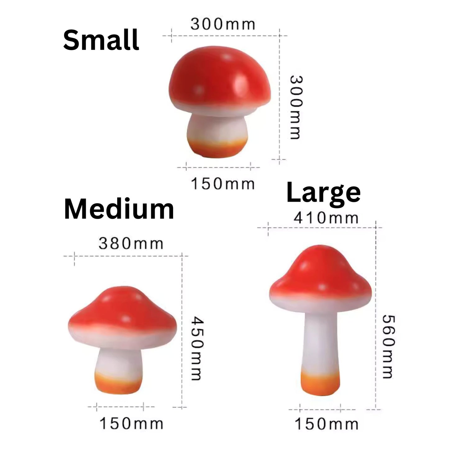 Granny Large Mushroom Garden Light