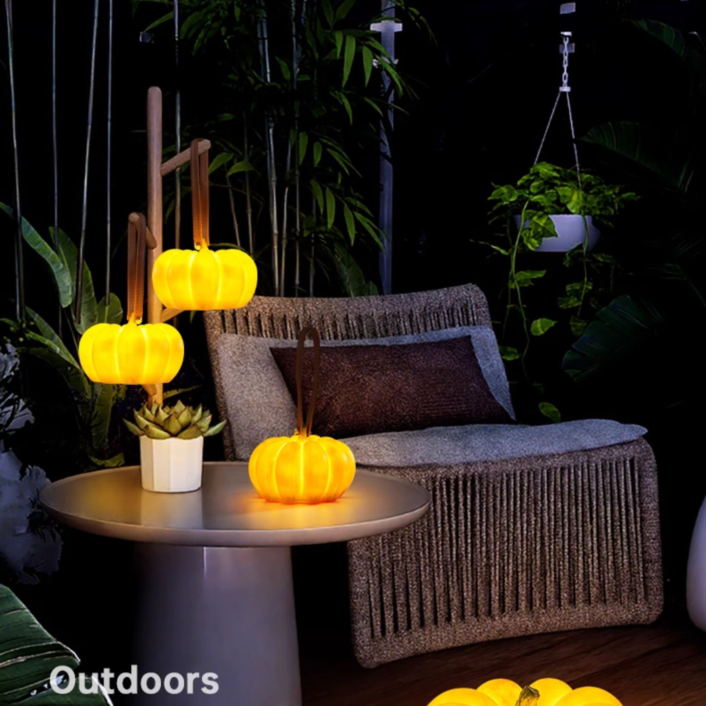 Pumpkin Solar Garden Light