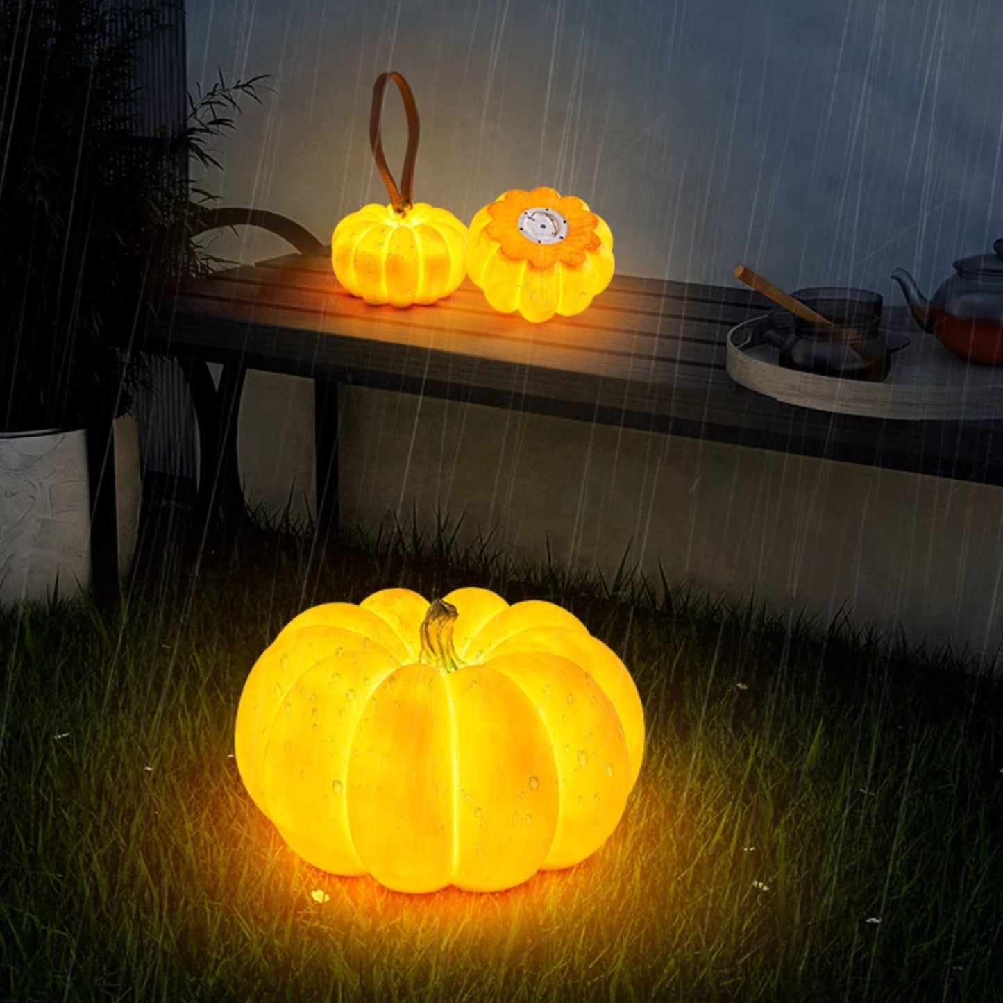 Pumpkin Solar Garden Light