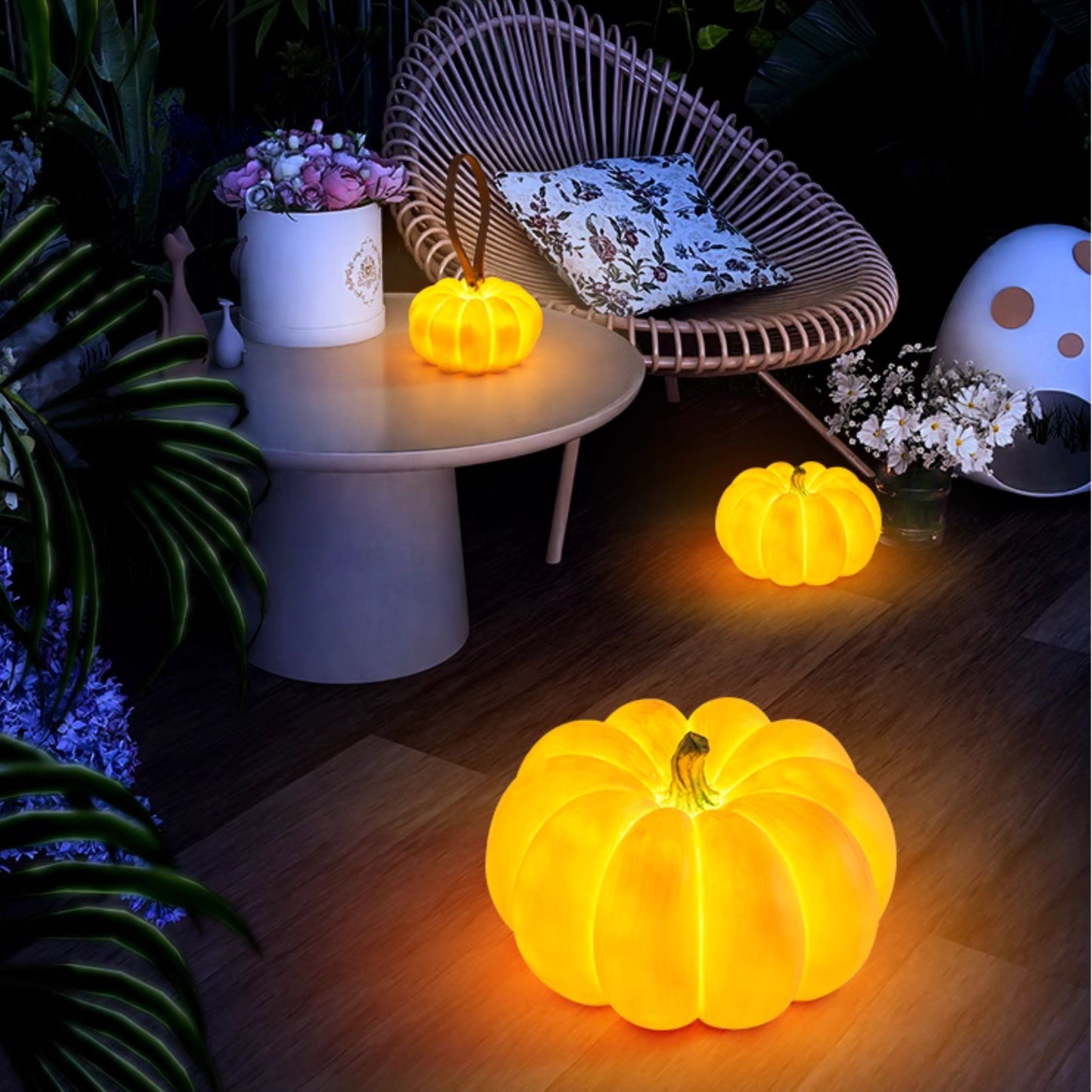 Pumpkin Solar Garden Light