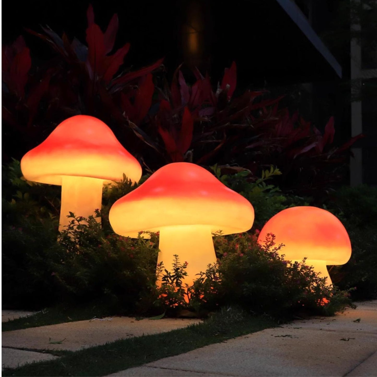 Granny Large Mushroom Garden Light